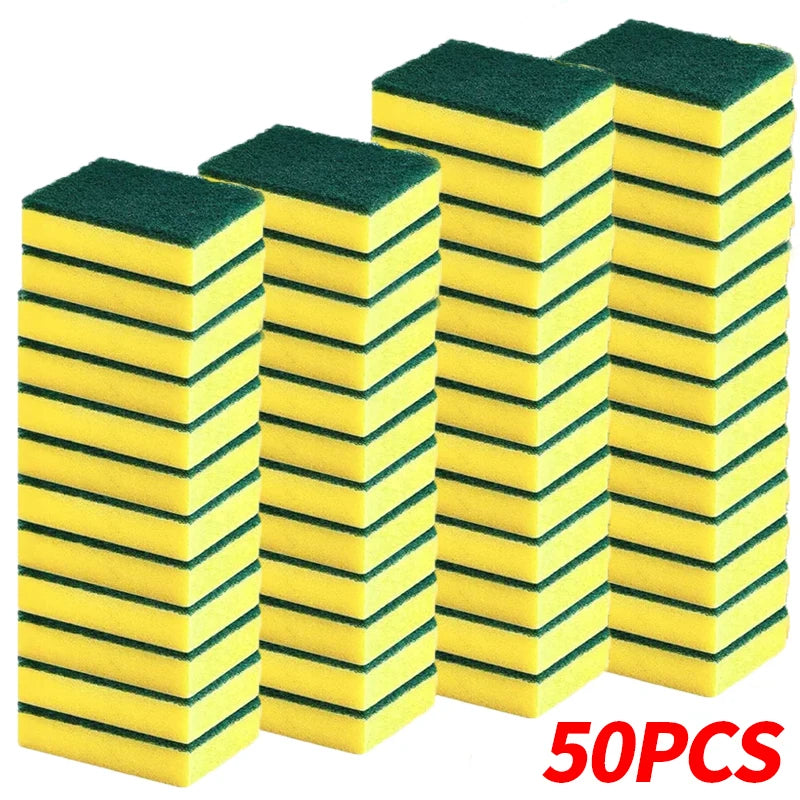 Double-Sided Heavy-Duty Cleaning Sponge