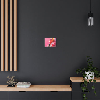 Donquixote Doflamingo Anime Matte Canvas Wall Art – 9" x 12" Pink Aesthetic Decor
