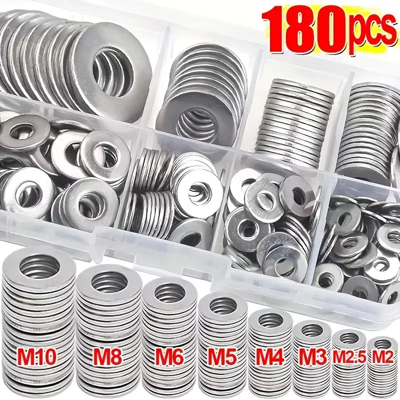 Stainless Steel Flat Washer Assortment Kit