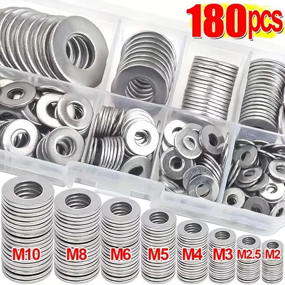 Stainless Steel Flat Washer Assortment Kit