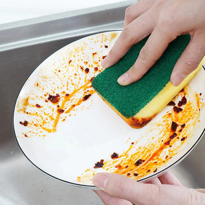 Double-Sided Heavy-Duty Cleaning Sponge